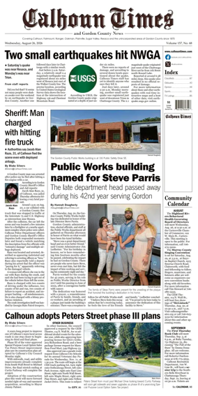 Cover of Calhoun Times