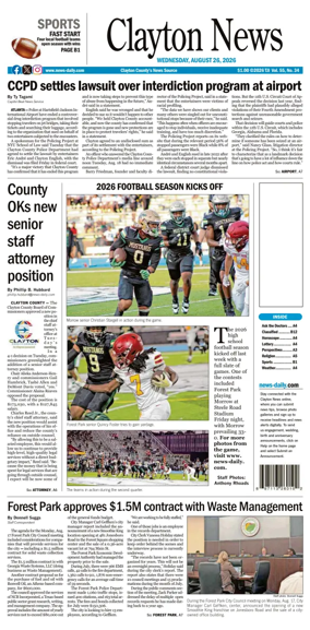 Cover of Clayton News