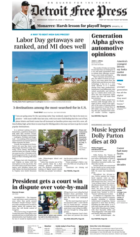 Cover of Detroit Free Press