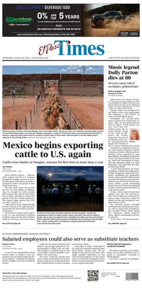 Cover of El Paso Times
