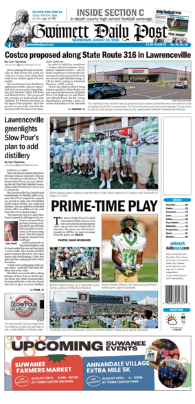 Cover of Gwinnett Daily Post