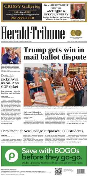 Cover of Herald-Tribune
