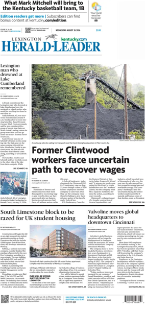 Cover of Lexington Herald-Leader