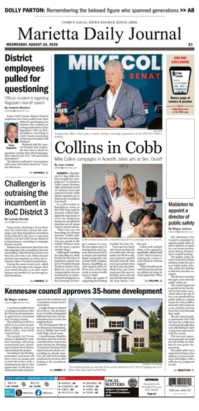 Cover of Marietta Daily Journal