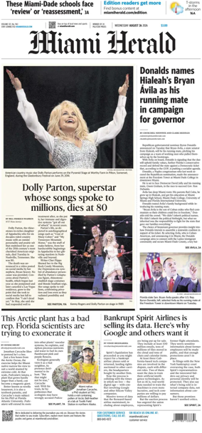 Cover of Miami Herald