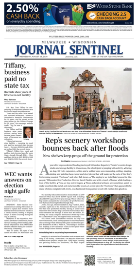 Cover of Milwaukee Journal Sentinel