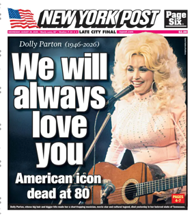 Cover of New York Post