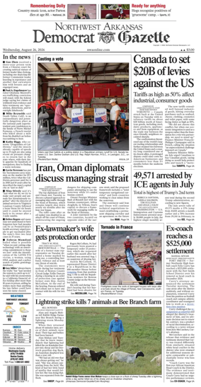 Cover of Northwest Arkansas Democrat-Gazette