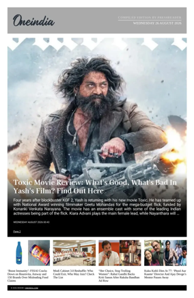 Cover of OneIndia
