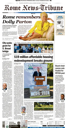 Cover of Rome News-Tribune