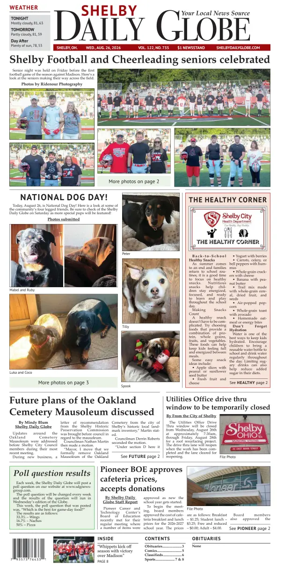 Cover of Shelby Daily Globe