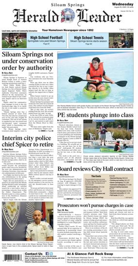Cover of Siloam Springs Herald Leader