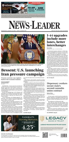 Cover of Springfield News-Leader