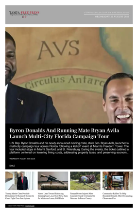 Cover of Tampa Free Press