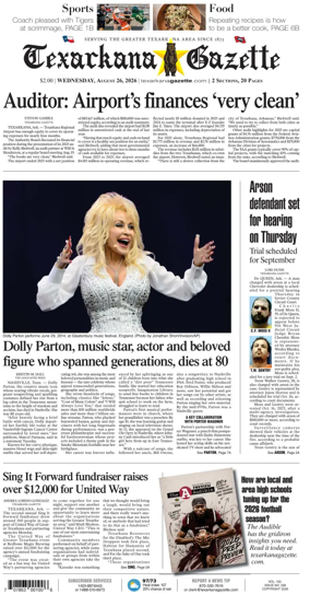 Cover of Texarkana Gazette