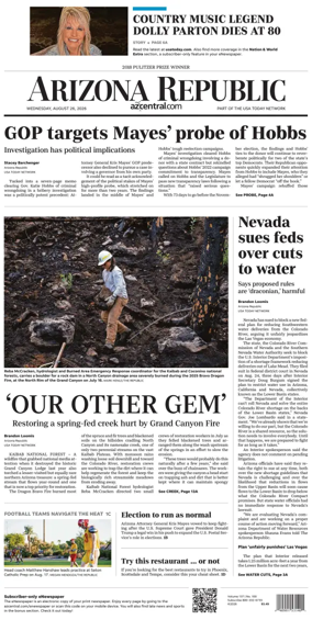 Cover of The Arizona Republic