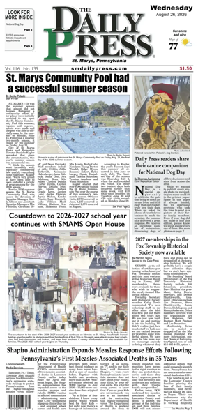Cover of The Daily Press