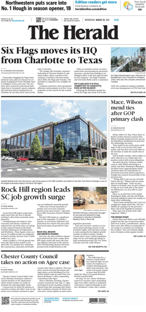 Cover of The Herald (Rock Hill)