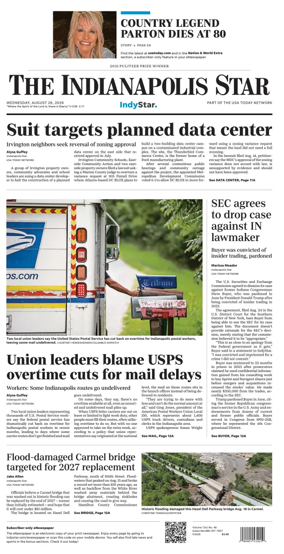 Cover of The Indianapolis Star