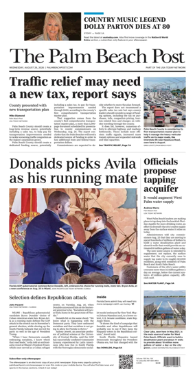 Cover of The Palm Beach Post