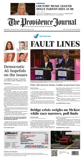 Cover of The Providence Journal