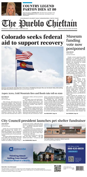 Cover of The Pueblo Chieftain