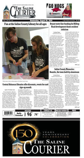 Cover of The Saline Courier