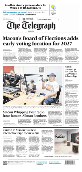 Cover of The Telegraph (Macon)