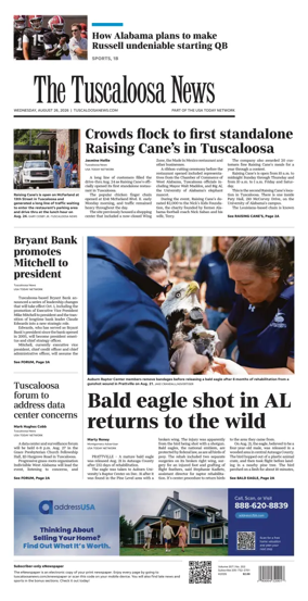 Cover of The Tuscaloosa News