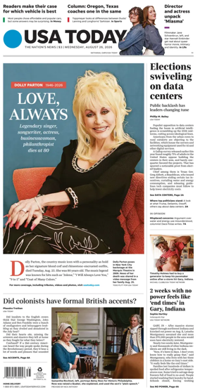 Cover of USA TODAY US Edition