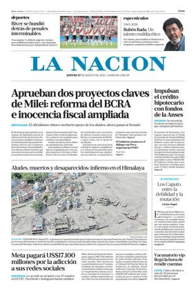 Cover of La Nacion