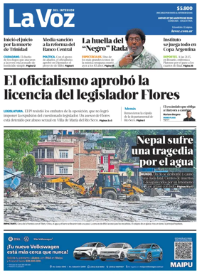 Cover of La Voz del Interior