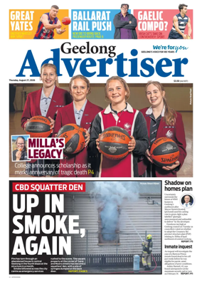 Cover of Geelong Advertiser