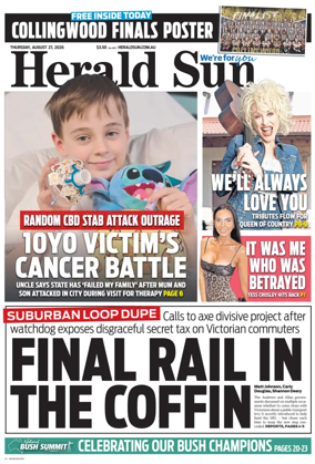 Cover of Herald Sun