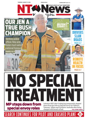 Cover of NT News