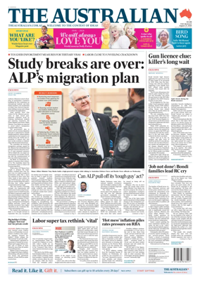 Cover of The Australian