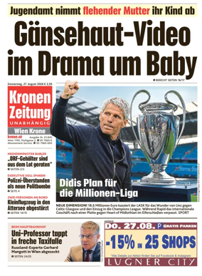 Cover of Kronen Zeitung