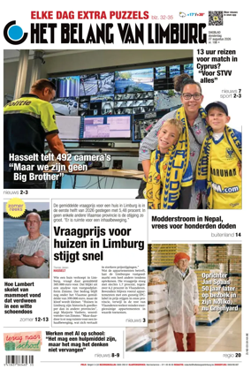 Cover of Het Belang van Limburg