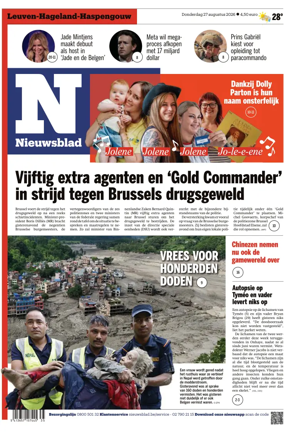 Cover of Het Nieuwsblad