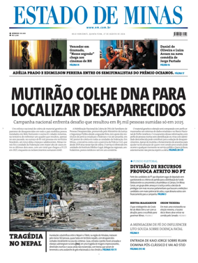 Cover of Estado de Minas (Brazil)