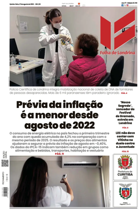 Cover of Folha de Londrina