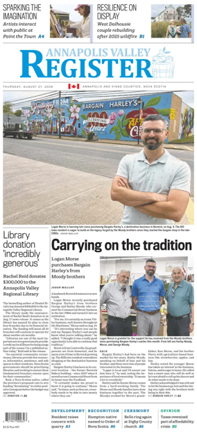 Cover of Annapolis Valley Register