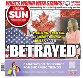 Cover of Calgary Sun