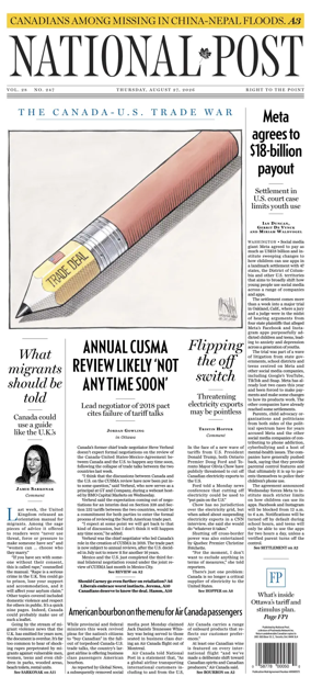 Cover of National Post - (Latest Edition)