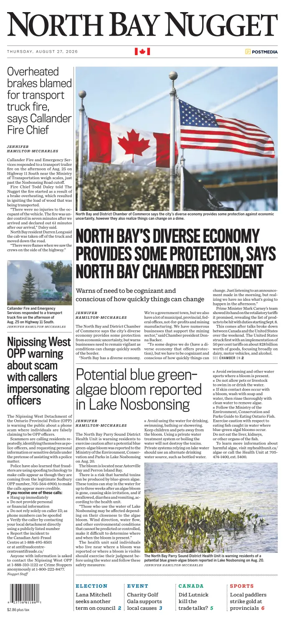 Cover of North Bay Nugget