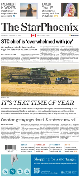 Cover of Saskatoon StarPhoenix