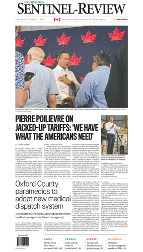 Cover of Sentinel-Review (Woodstock)