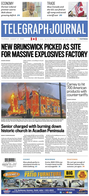 Cover of Telegraph-Journal