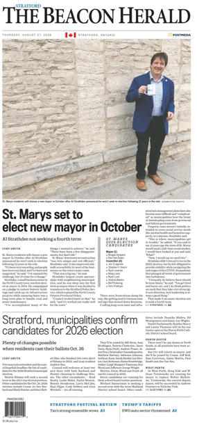 Cover of The Beacon Herald