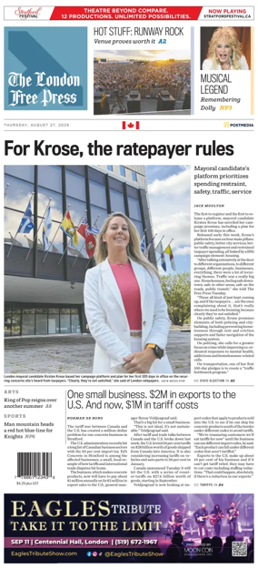 Cover of The London Free Press